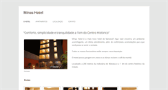 Desktop Screenshot of minashotelmg.com.br